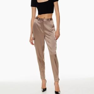 Aritzia Silk Pants